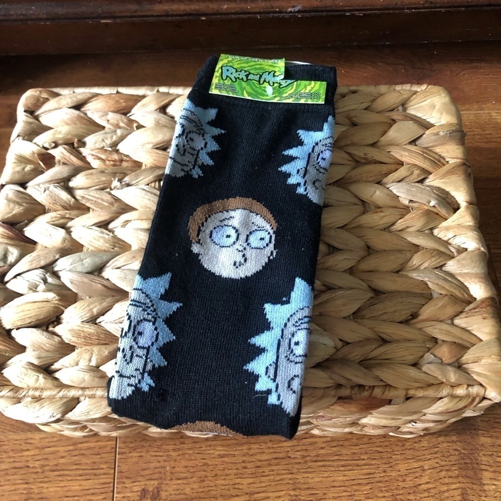 Rick and Morty: Pickle face crew socks